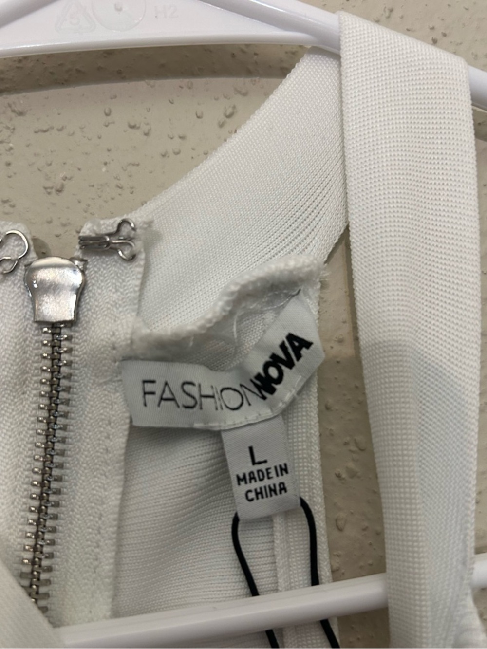 Fashion Nova White One-Shoulder Ruffle Midi Dress - Picture 5 of 7